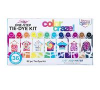 Tulip One-Step Tie-Dye Kit 12 Rainbow, Big 4oz Bottles Color Craze