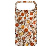 Tulip Orange Floral Brown Tulips Wildflower On Beige Case for iPhone Air