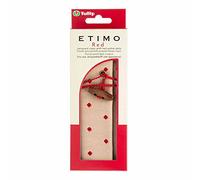 Tulip Polka-dot Crochet Hook case, Ecru and red, Single-Piece Hook Storage