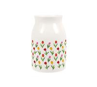 Tulip Print Small Porcelain Vase - Floral Home Décor Flower Vase Gift