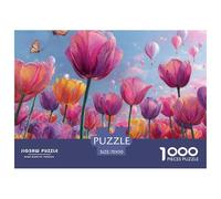 Tulip Puzzle 1000 Pieces for Adults Leisure Hobby Relax Stress Free Dutch Landscapes Flower Eco-Friendly Packaging 70x50cm/1000pcs