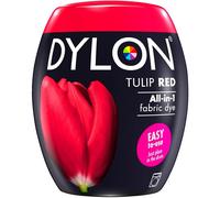 (Tulip Red) DYLON Washing Machine Fabric Dye Pod for Clothes, 350g
