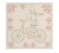 Tulip Sashiko World Embroidery kit Volendam Lady 1 piece White red Green