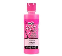 Tulip Soft Fabric Paint 4oz, Matte Neon Pink, One Size