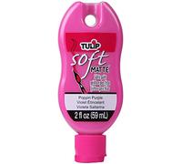 Tulip Soft Matte Fabric Paint 2oz-Poppin Purple