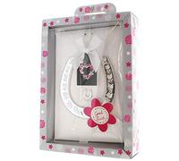 Tulip Studio Silver Good Luck Keepsake Horseshoe & Grey Presentation Box - Wedding Gift