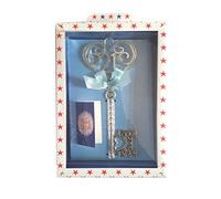 TULIP STUDIOS Boxed 21st Male Birthday Key Gift Twenty First 21 Blue Lads Key