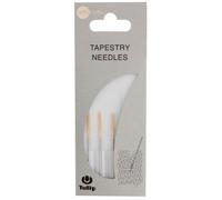 Tulip Tapestry Darning Needle No 20-1 Piece, Silver and Gold Finish