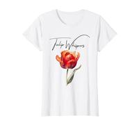 Tulip Whispers Tulips Flowers Easter Floral Spring Tulips T-Shirt