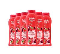Tulipan Black, Bath Gel strawberry and cherry, stimulatory effect Regenerating, 720ml x6 units