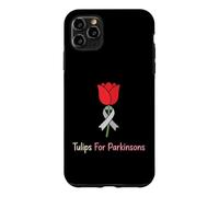 Tulips For Parkinson's Awareness Neurology Patient Advocate Case for iPhone 11 Pro Max