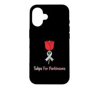Tulips For Parkinson's Awareness Neurology Patient Advocate Case for iPhone 16