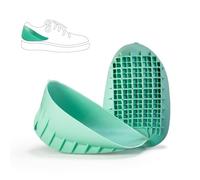 Tuli's Heavy Duty Heel Cups, Shock-Absorbing Cushion Insert for Plantar Fasciitis, Sever’s Disease, and Heel Pain, Made in The USA, Small/Under 40kg