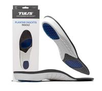 Tuli's Plantar Fasciitis Insoles, Full-Length Premium Shock-Absorbing Support for Arch and Foot Pain, Medium UK 5.5-6.5
