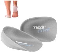 Tuli's So Soft Heavy Duty Gel Heel Cups Provide Relief for Plantar Fasciitis, Heel Pain, and Shock Absorption, Medium