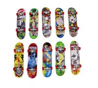 tulkdexi Stress-relieving Finger Skateboard Toy Develop Hand-eye Coordination Stress Relief Dexterity Mini for Fingers Portable Compact Matte Finish Random Color