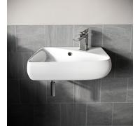 Tulla 455 x 275mm Rectangle Cloakroom Wall Hung Basin Sink