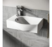 Nes Home Cloakroom Rectangle Basin Sink
