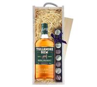 Tullamore Dew Irish Whiskey & Truffles, Wooden Box 70cl 40% abv