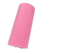 Tulle 2Pcs Solid Color Tulle Roll Netting Fabric Spool in 6" Wide 10 Yard and Plain Headbands Bow Weeding Party Decor DIY(Pink)