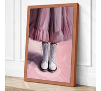 Tulle and Lace Study Fashion Canvas Wall Art Print 18x12 Inch (46 x 30 cm)