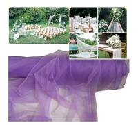 Tulle Fabric, Sold by the Metre, 15 m x 160 cm, Transparent, Delicate Tulle Ribbon, Decorative Fabric, Tulle Fabrics, Mesh Fabric, Wedding Curtain, Wedding Arch, Freehand Decoration, Ceremony, Party