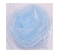 Tulle Fabric,Wedding Arch Drapes 5M/10M Tulle Roll Crystal Fabric Organza Spool for Wedding Decoration Birthday Party Accessories(Lake Blue,72cmX10m)