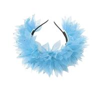Tulle Flapper Headband Mardi Gras Prom Dancer Party Carnival Celebration Headwear Hairstyling Fashionable Headband