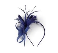 Tulle Flower Hair Hoop For Women Elegant 1920s Feathered Headband Nonslip Flapper Fascinator Hairband For Formal Event