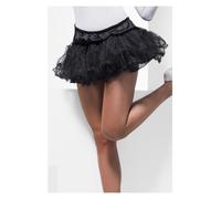 Ladies Tulle Petticoat Tutu Black