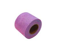 Tulle Roll 2 Pcs 5yards 6cm Tulle Roll Iridescent Mesh Ribbon DIY Handmade Craft Silver Dot Bowknot Wedding Birthday Decor Fabric Supplies(Purple)