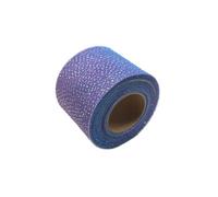 Tulle Roll 2 Pcs 5yards 6cm Tulle Roll Iridescent Mesh Ribbon DIY Handmade Craft Silver Dot Bowknot Wedding Birthday Decor Fabric Supplies(Blue)