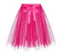 Tulle Skirt Women's LED Tutu Skirt Adult Tutu Skirt Mini Skirt with Lights 50s Tulle Skirt Short Ballet Underskirt Petticoat Carnival Costume Ballet Skirt High Waisted with Belt Tulle Skirt Women, hot