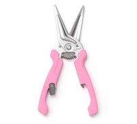 TULLEN Snips - Cut Virtually Anything Easily - Shears for the Kitchen, Garage, Garden, Crafts, Boat, Office, Plastic, Cardboard, Meat, Fish. Dishwasher Safe. NZ Brand. (Pink)