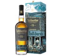 Tullibardine 15 Year Old | Highland Single Malt Scotch Whisky | 70cl | 43% ABV | Smooth, Rich & Complex | Matured in first-fill Bourbon Casks | Scotch Whisky With Gift Box