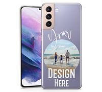 TULLUN Personalised Phone Case for Samsung Galaxy A13 - Your Own Image Picture Custom Style Clear Soft TPU Rubber Printed Cover - Your Own Design