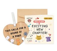 Tulolvae Congratulations Card, Next Chapter Leaving New Job Gifts for Women
