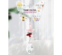 Tulolvae Teacher Gifts for Women, Crystal Suncatcher Thank You Presents for Teacher, Funny Birthday Appreciation Graduation Thanksgiving Christmas Leaving Gifts for Mentor, End of The Year
