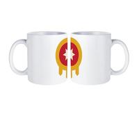 Tulsa Flag White Coffee Mug with Handle Personalized Ceramic Cup Gift for Men Women