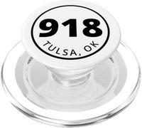 Tulsa Oklahoma Area Code 918 Oil Capital City Tulsan OK PopSockets PopGrip for MagSafe