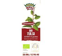 Tulsi Holy Basil Tincture Organic/Extract Drops / 50ml / 1.7 fl oz/Glass Bottle for Better Quality