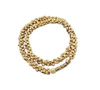 Tulsi kanthi Mala from vrindavan || Handmade Tulsi Mala || ISKCON Real Tulsi Mala, One Round 18" Inch, Twisted, No Gemstone