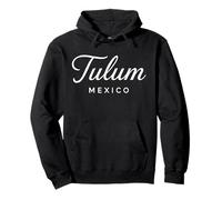 Tulum Mexico Retro Beach Travel Influencer Model Mayan 2026 Pullover Hoodie