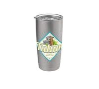 Tulum Mexico Retro Mayan Castillo Vintage Yucatan Souvenir Stainless Steel Insulated Tumbler