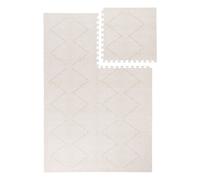 Toddlekind Playmat - Premium Foam Playmat, 4 x 6 feet, 6 Tile Extra Thick Foam Floor Puzzle Mat for Babies/Toddlers Stylish, odorless, Non-Toxic, Odorless. Perfect for Tummy Time, Crawling, and Play