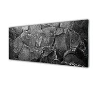 Tulup Glass Splashback for Kitchen - 49.2 in x 19.7 in / 125x50 cm - Cooker Wall Protection Tempered Glass - Rocky Rocks Nature