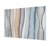 Tulup Non-Woven Wallcovering 312x219 cm Easy to Clean Wall Installation Home Decoration Photographic Design Glue Icluded for The Living Room, Bedroom, and Hallway - Abstract Stripes