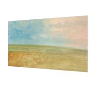 Tulup Non-Woven Wallpaper 416x254 cm Wall Installation Easy to Clean Glue Icluded for The Living Room, Bedroom, and Hallway Home Decoration Photographic Design - Pie Fields