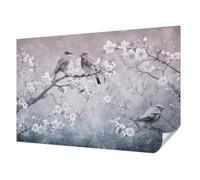 Tulup Self-Adhesive Wallcovering 104x70 cm Home Decoration Sticky Back Wall Installation Easy to Clean Photographic Design for The Living Room, Bedroom, and Hallway - Subtle Nature