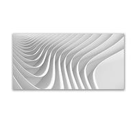 Tulup Splashback - 140x70cm Backsplash Cooker Hob Wall Splashback - Kitchen Wall Panels - Heat Resistant - Toughened/Tempered Safety Real Glass - Abstract Art